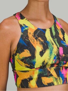 lululemon athletica | Wunder Train Long Line Sports Bra - Undertone Black Multi